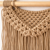 Earthy Beige 100% Handmade Macramé Wall Hanging - 16" X 20"