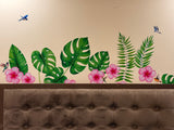 DIY Tropical Leaves Wall Stickers – Fresh, Breezy &amp; Easy to Apply