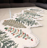 Carnival Embroidery & Beads Table Runner - 13 X 36 Inch