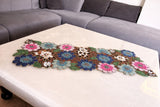 Floral Beaded Premium Table Runner - 13 X 36 Inch
