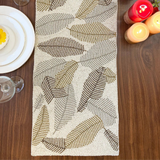 White Pearl Bead Premium Table Runner - 13 X 36 Inch